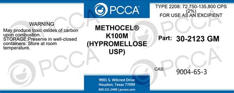 hypromellose k100lv.